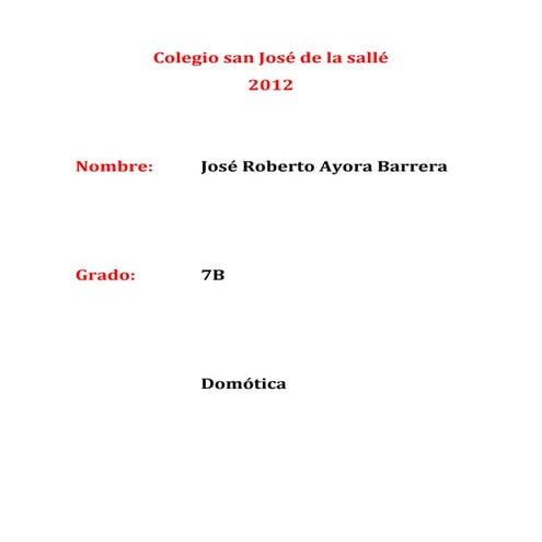 Jose roberto ayora domotica 