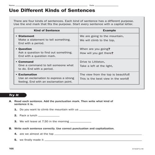English 3 : Fragments / Phrases and Sentences | PDF