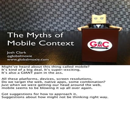 Josh Clark - Designing for Touch