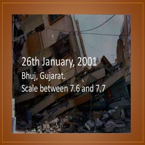 Earthquake, Gujarat