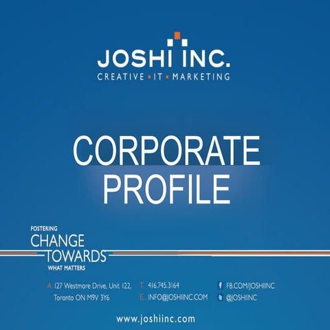 Joshi inc-portfolio
