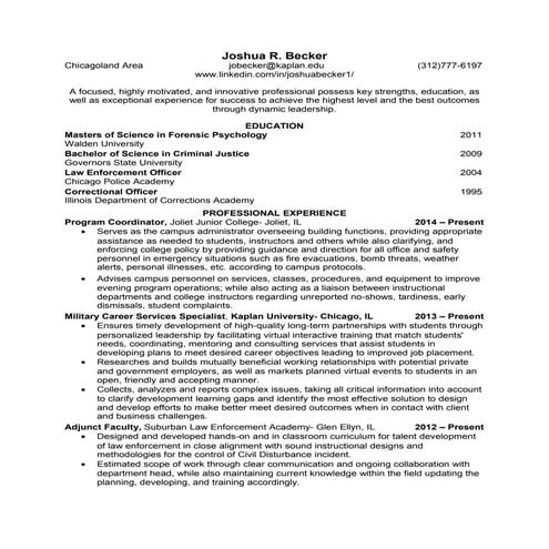James ruffin resume 2014 | DOC