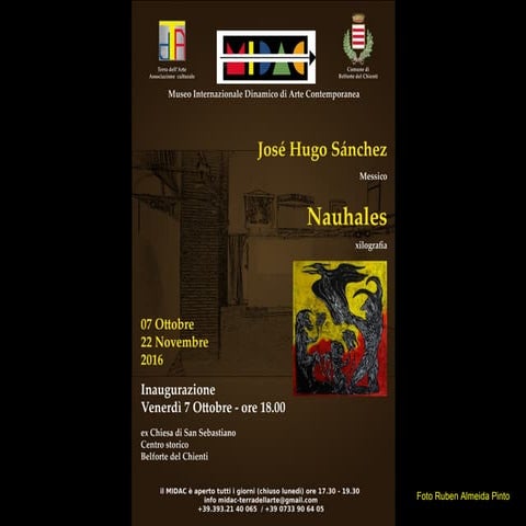 José Hugo Sanchez at the MIDAC Museum