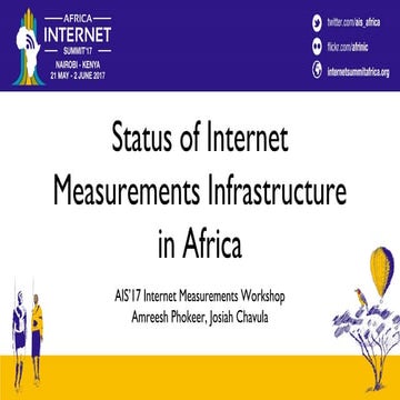 State of Internet measurement Infrastructure/tools in Africa