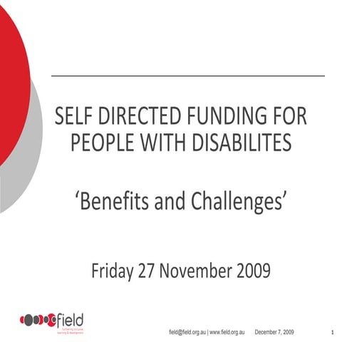 Developing & engaging people with disabilities | PPTX
