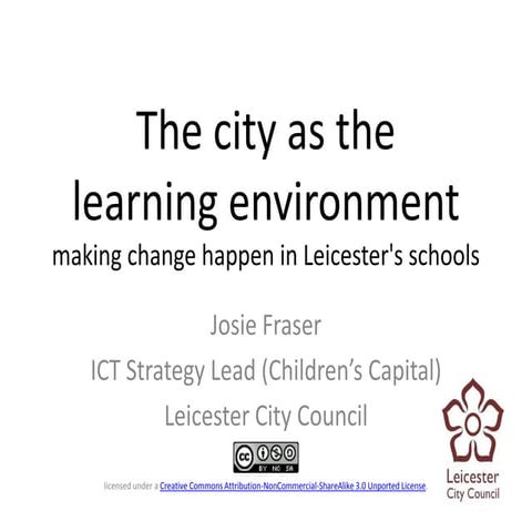 Josie Fraser Alt-C 2011 - invited speaker 