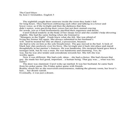 José j grimaldos 5º inglés