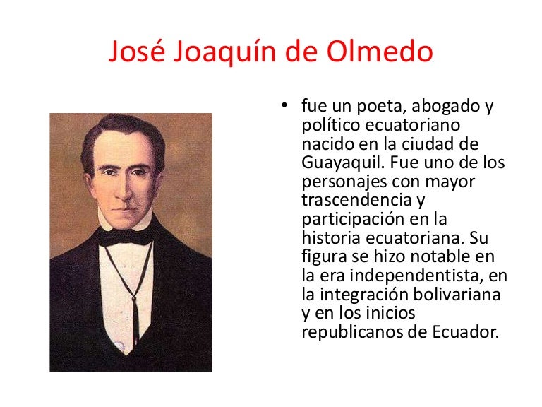 José joaquín de olmedo