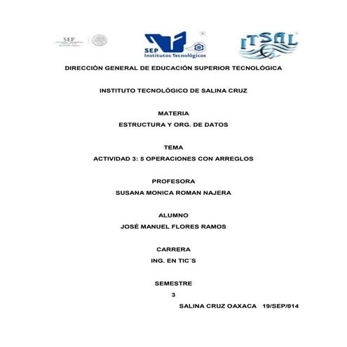 Josè manuel practica 3 5 operaciones con arreglos
