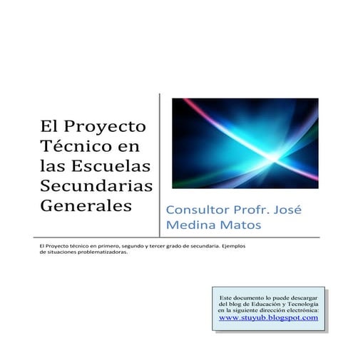 José medina   el proyecto técnico en sec. grales