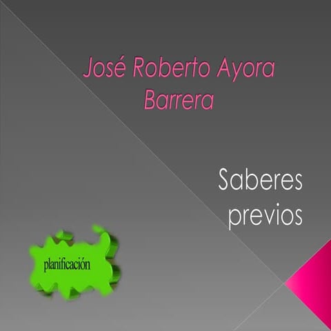 José roberto ayora barrera trabajo