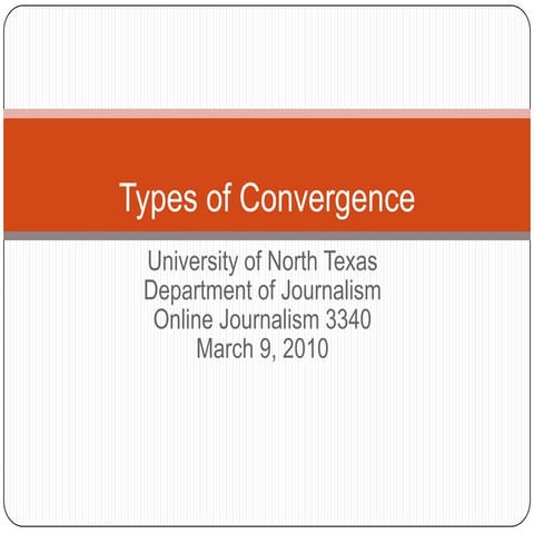 Jour 3340   March 9 2010   Convergence