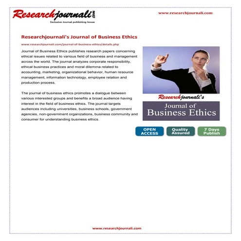 Journal of Business Ethics PDF