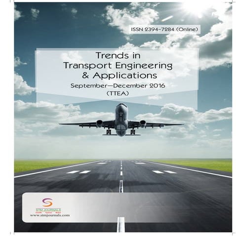 Trends in Transport Engineering and Applications  vol 3 issue-3