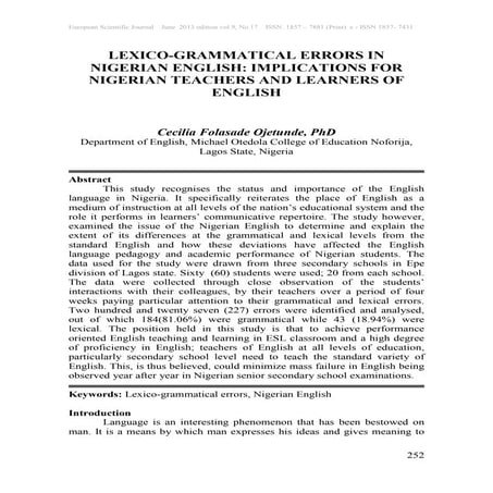 11.the nature of difficulties in learning english by the students at ...