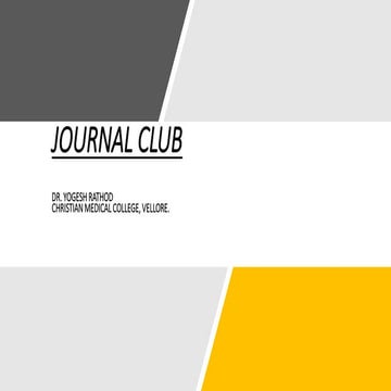 Journal club