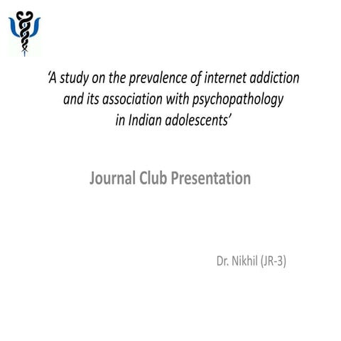 Internet Addiction & Psychopathology (Recent Advances in Psychiatry)