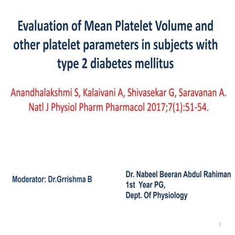 Journal presentation