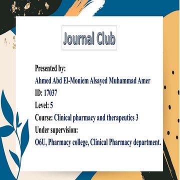 Journal club