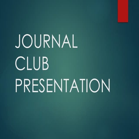 JOURNAL CLUB PRESENTATION on tmj jointpptx
