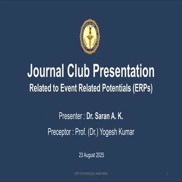 Journal Club : ANGEL Paradigm for Multiple ERPs
