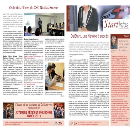 Ouistart presentations