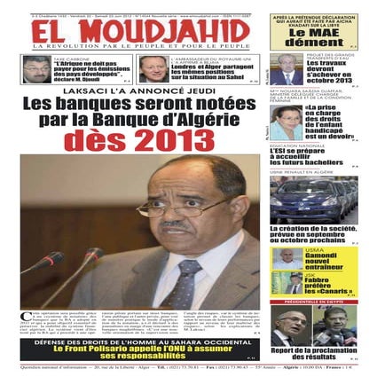 Journal el moudjahid 23 06-2012