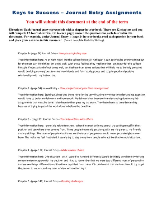 Define your “college self” | DOC