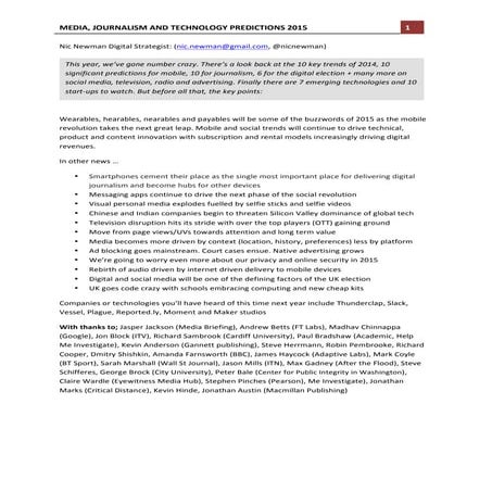 Journalism media-and-technology-predictions-2015-fina lo