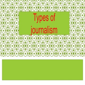 journalism 7.powerpoint presentation english