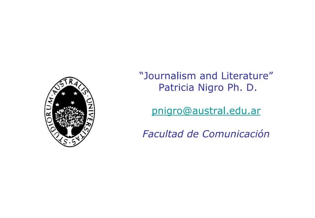 Journalism and literature universidad de missouri