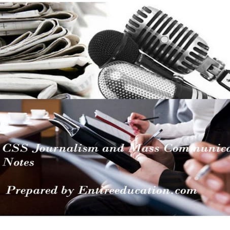 Journalism and mass communication
