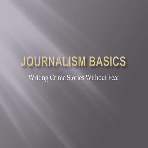 Journalism basics pp