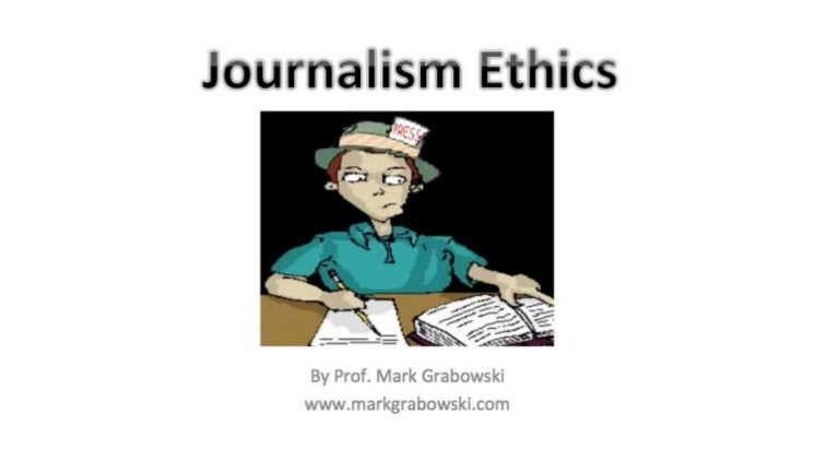 Journalism ethics
