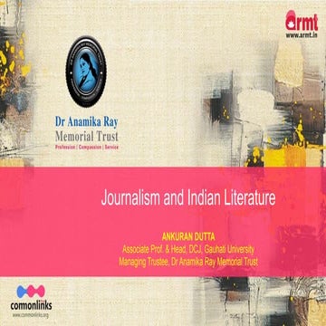 Journalism and Indian literature