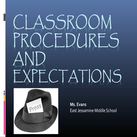 Class Procedures and Expectations