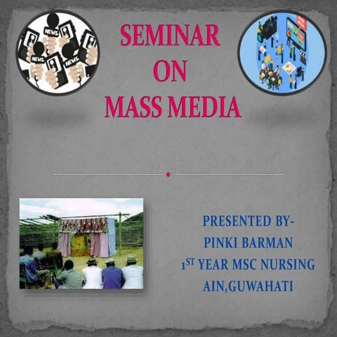 Mass media and folkmedia