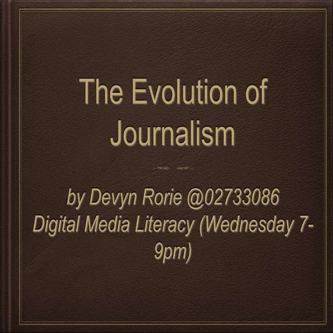 Data Driven Journalism