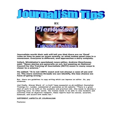 Journalismtips
