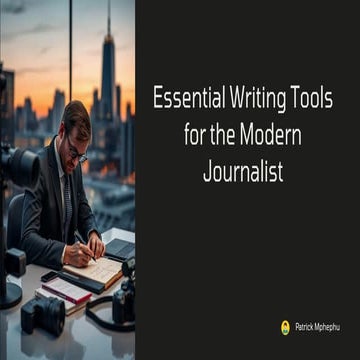 Patrick Mphephu's Guide: Essential Writing Tools Every Modern ...
