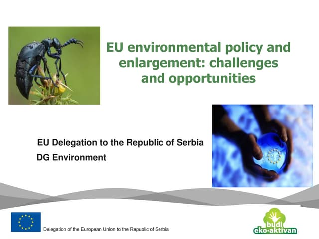 Prezentacija Ekoloske politike Evropske unije