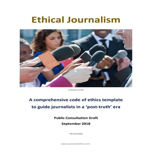 Journalist Ethics : A Template Checklist for a Post-truth Era | PDF