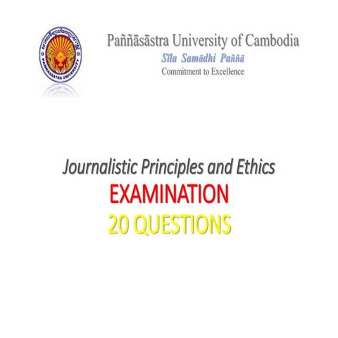 Journalistic principles and ethic   questions exam-journalism_(l1)