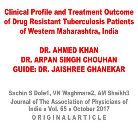 Journal mdr tb outcome