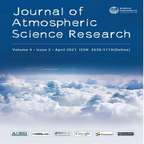 Journal of Atmospheric Science Research ISSN: 2630 5119 PPTX