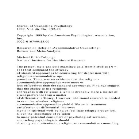 The Brief RCOPE | PDF