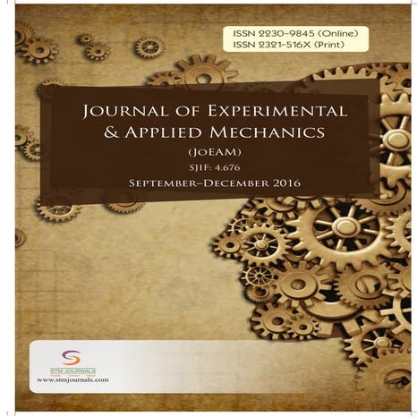 Journal of Experimental & Applied Mechanics vol 7 issue 3