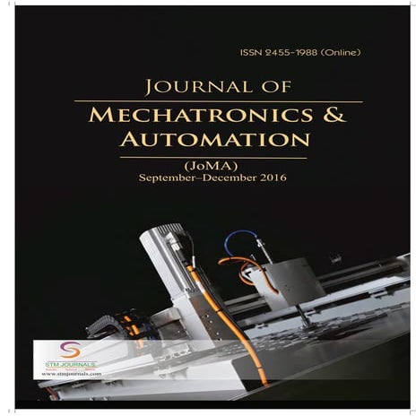 Journal of Mechatronics and Automation vol 3 issue 3