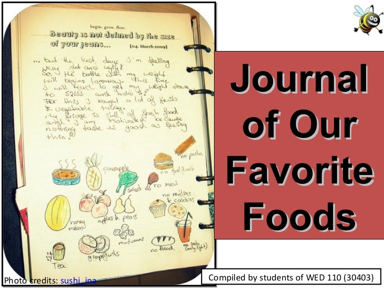 Journal of Our Favorite Foods