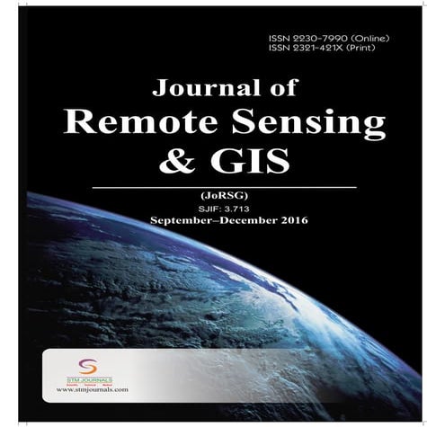 Journal of Remote Sensing & GIS vol 7 issue 3